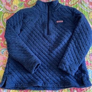 Vineyard Vines Denim Quilted Shep Shirt -Size M